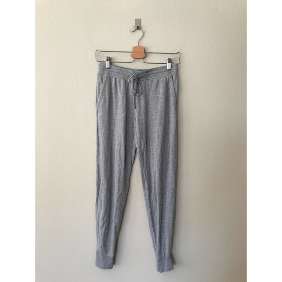 Alfani Women's Sz XS Ultra-Soft Jogger Drawstring Pajama Pants w/ Pockets Gray - Picture 2 of 7